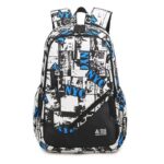 Sac d’École en Toile avec Graffiti